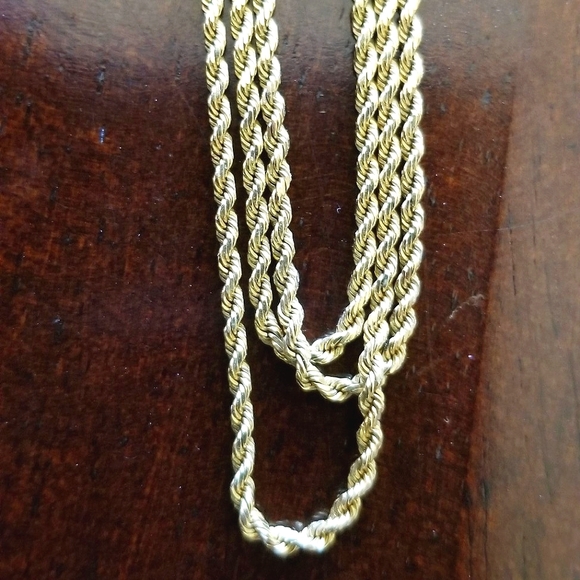 10K Gold Rope Chain - Picture 11 of 13